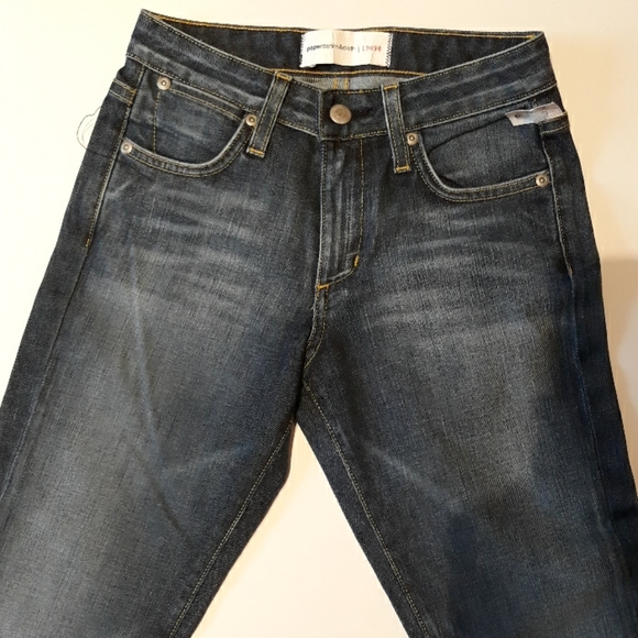 Paperdenim&cloth distressed bootcut blue jeans - Picture 2 of 4